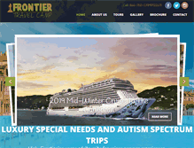 Tablet Screenshot of frontiertravelcamp.com
